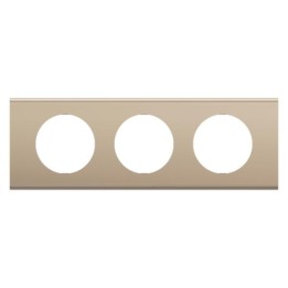 Legrand Céliane - Nickel Satiné - 3 postes - Réf : CP2103