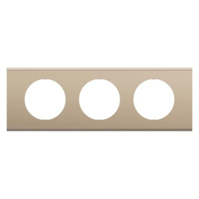 Legrand Céliane - Nickel Satiné - 3 postes - Réf : CP2103