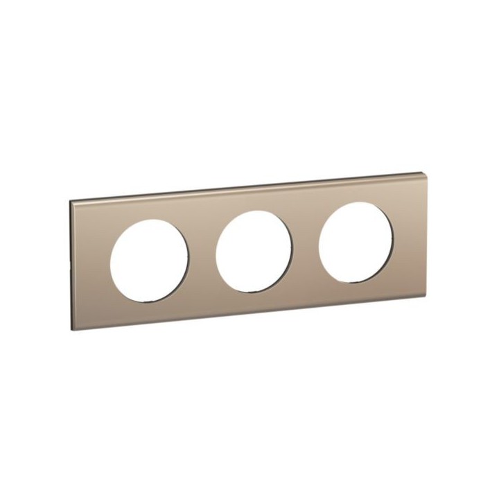 Legrand Céliane - Nickel Satiné - 3 postes - Réf : CP2103