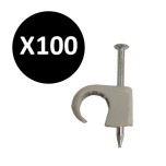 Legrand - Attache Multifix grise pour câbles Ø7mm à Ø10mm - Réf : 031577