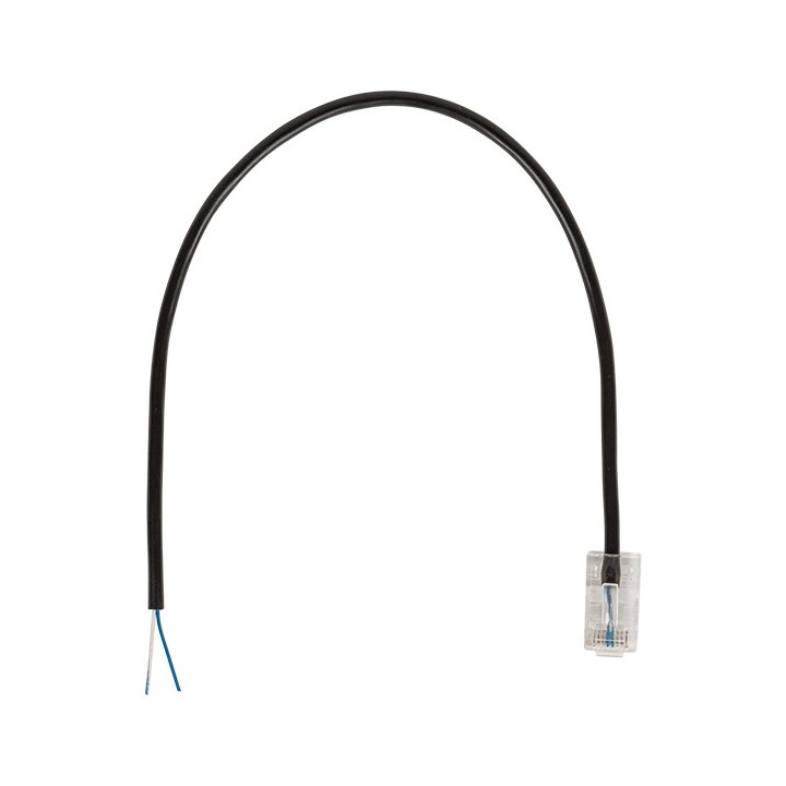 Omelcom - Cordon RJ45 vers 1 paire dégainée - 30cm - Réf : GO300