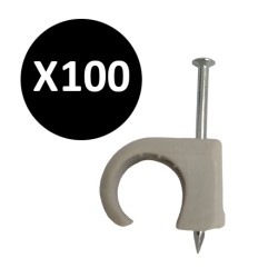 Legrand - Attaches Multifix grises pour câbles Ø10mm à Ø14mm - Réf : 031578