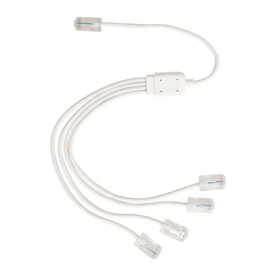 Omelcom - Cordon 1 RJ45 vers 4 RJ45 -  40cm - Pour liaison téléphone - Réf : GO303