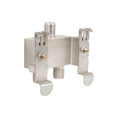Omelcom - Répartiteur tv f/f 2 sorties + Fixation Rail DIN - Réf : GO157