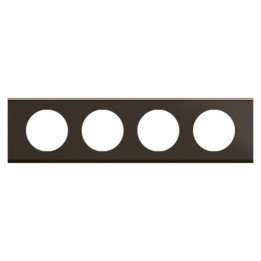 Legrand Céliane - Nickel Sombre Satiné - 4 postes - Réf : CP2204