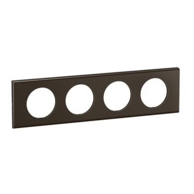 Legrand Céliane - Nickel Sombre Satiné - 4 postes - Réf : CP2204