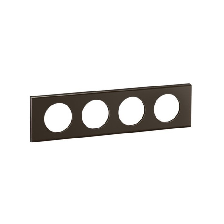 Legrand Céliane - Nickel Sombre Satiné - 4 postes - Réf : CP2204