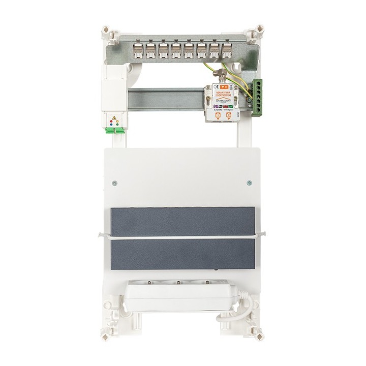 Omelcom - Kit répartiteur TV/SAT sur 2 sorties RJ45 - Réf : GO187