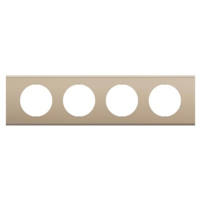 Legrand Céliane - Nickel Satiné - 4 postes - Réf : CP2104