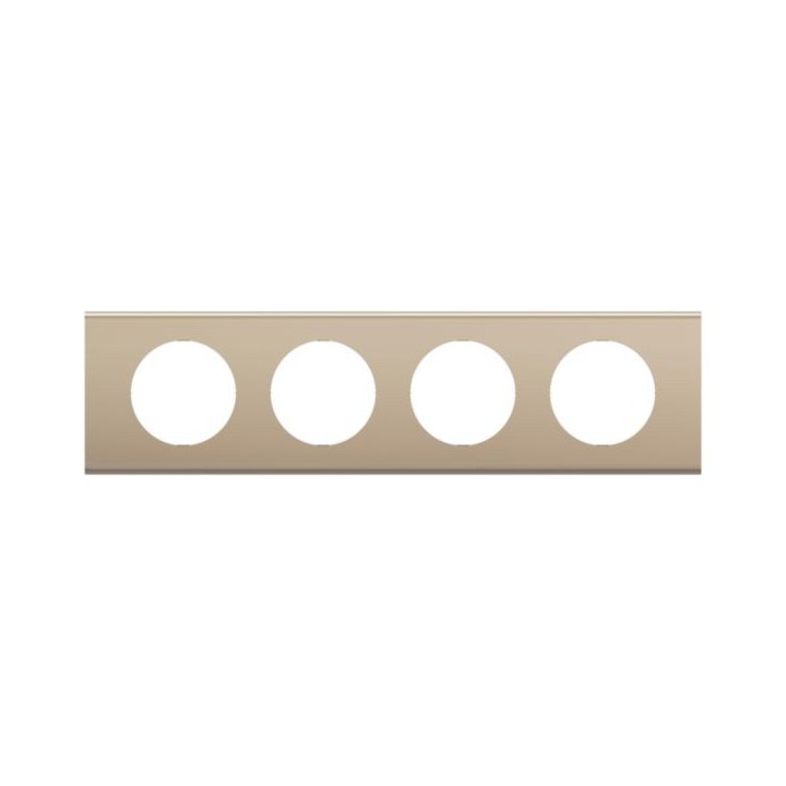 Legrand Céliane - Nickel Satiné - 4 postes - Réf : CP2104
