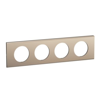 Legrand Céliane - Nickel Satiné - 4 postes - Réf : CP2104