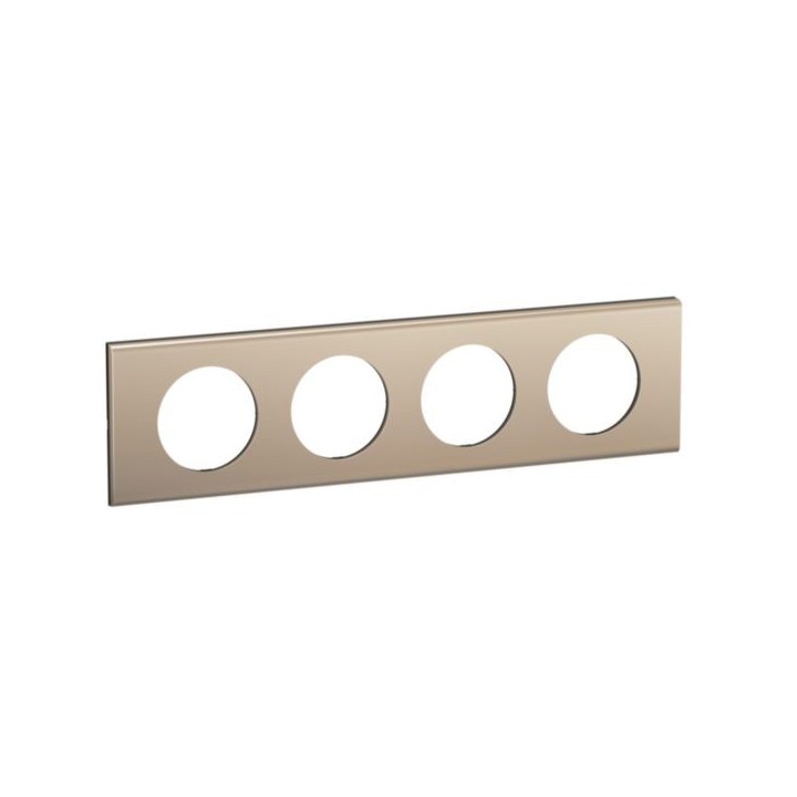 Legrand Céliane - Nickel Satiné - 4 postes - Réf : CP2104