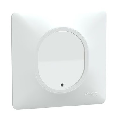 Schneider Ovalis - Interrupteur va et vient à voyant lumineux complet blanc - Réf : S320263-P