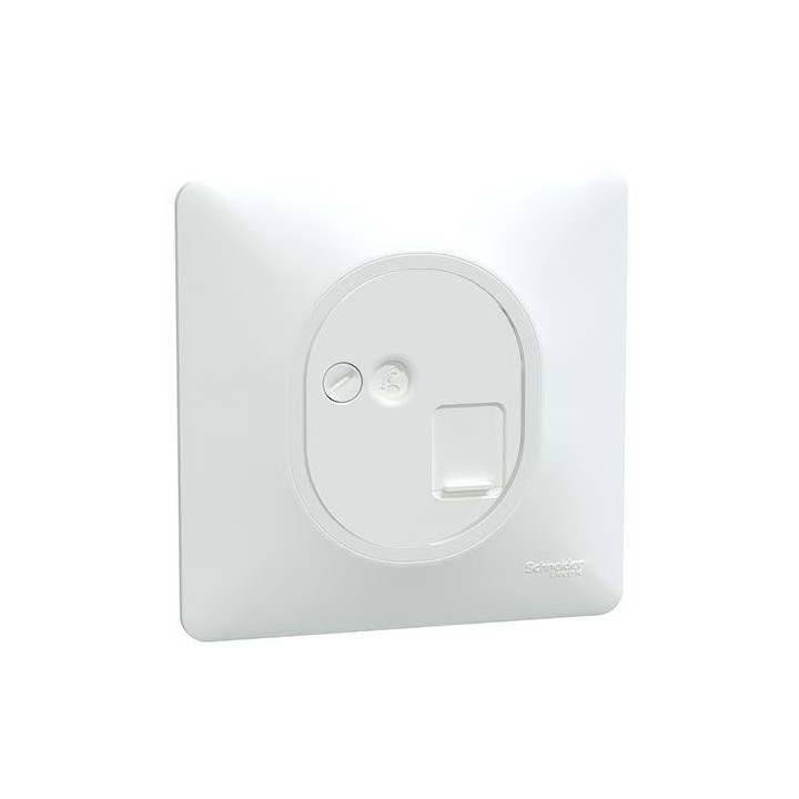 Schneider Ovalis - Prise RJ45 grade 3 catégorie 6 STP complet blanc - Réf : S320476-P