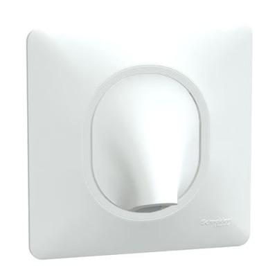 Schneider Ovalis - Sortie de câble complet blanc - Réf : S320662-P