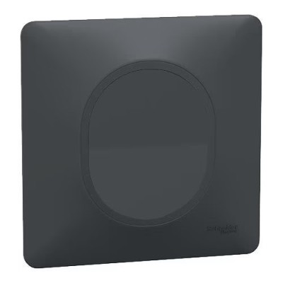 Schneider Ovalis - Interrupteur va et vient complet anthracite - Réf : S340204-P