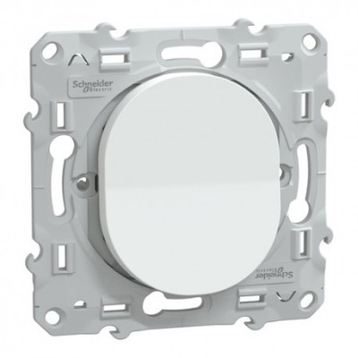 Schneider Ovalis - Interrupteur va et vient complet blanc - Réf : S320204-P