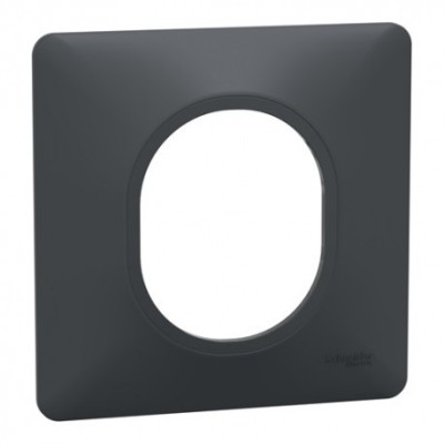 Schneider Ovalis - Prise RJ45 grade 3 catégorie 6 STP complet anthracite - Réf : S340476-P