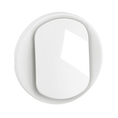 Legrand - Enjoliveur pour interrupteur ou va-et-vient lumineux Céliane - Blanc - Réf : CB1001