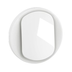 Legrand - Enjoliveur pour interrupteur ou va-et-vient lumineux Céliane - Blanc - Réf : CB1001