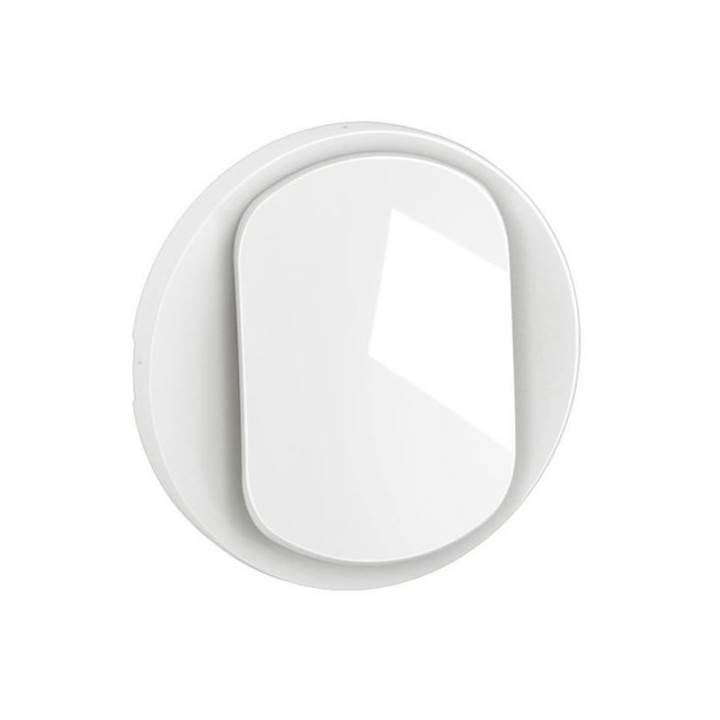 Legrand - Enjoliveur pour interrupteur ou va-et-vient lumineux Céliane - Blanc - Réf : CB1001