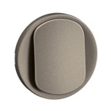 Legrand - Enjoliveur pour interrupteur et ou va-et-vient Céliane - Titanium - Réf : CT0001