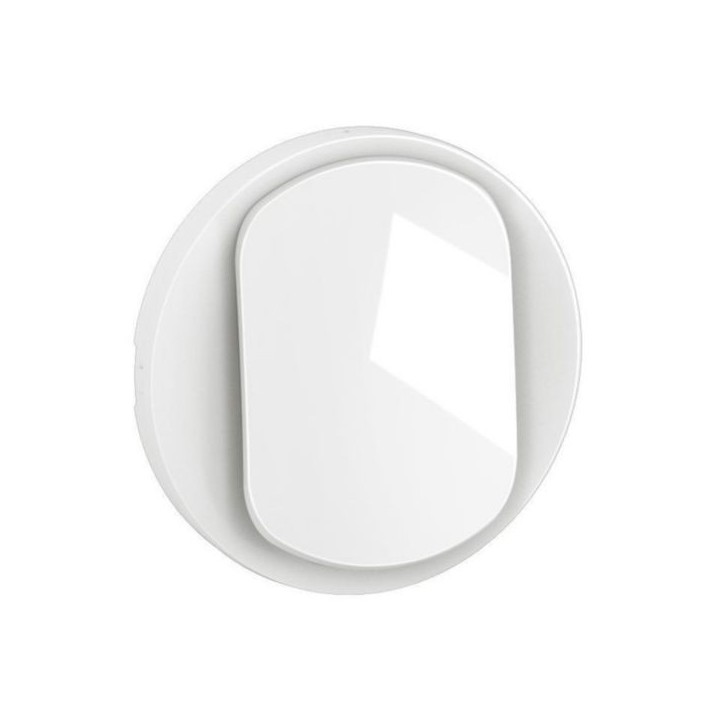 Legrand - Enjoliveur pour interrupteur ou va-et-vient standard Céliane - Blanc Antimicrobien - Réf : CB0027