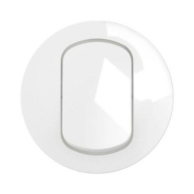 Legrand Céliane - Enjoliveur étanche pour interrupteur et ou va-et-vient - Blanc IP44 - Réf : CB8001
