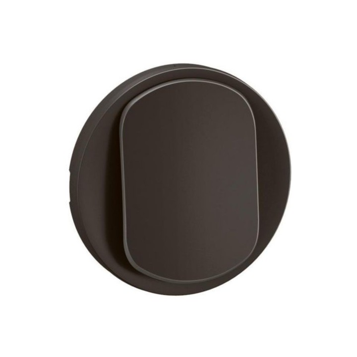 Legrand - Enjoliveur pour interrupteur ou va-et-vient lumineux Céliane - Noir - Réf : CN1001