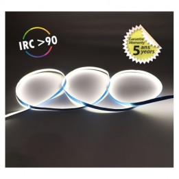 Miidex Lighting - Bandeau LED COB - 4000K - 5 m - 24V - Garantie 5 ans - Réf : 100517