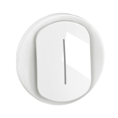 Legrand - Enjoliveur pour interrupteur ou va-et-vient témoin Céliane - Blanc - Réf : CB0007