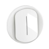 Legrand - Enjoliveur pour interrupteur ou va-et-vient témoin Céliane - Blanc - Réf : CB0007