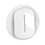 Legrand - Enjoliveur pour interrupteur ou va-et-vient témoin Céliane - Blanc - Réf : CB0007