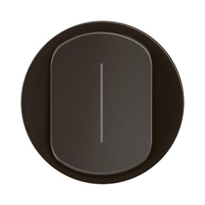 Legrand Céliane - Enjoliveur pour interrupteur ou va-et-vient témoin - Noir - Réf : CN0007