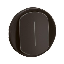 Legrand - Enjoliveur pour interrupteur ou va-et-vient témoin Céliane - Noir - Réf : CN0007