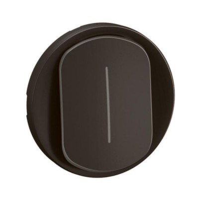 Legrand - Enjoliveur pour interrupteur ou va-et-vient témoin Céliane - Noir - Réf : CN0007