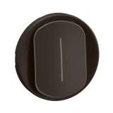 Legrand - Enjoliveur pour interrupteur ou va-et-vient témoin Céliane - Noir - Réf : CN0007