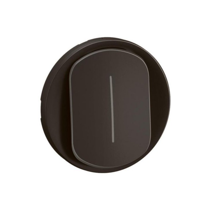 Legrand - Enjoliveur pour interrupteur ou va-et-vient témoin Céliane - Noir - Réf : CN0007