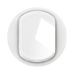 Legrand - Enjoliveur pour interrupteur ou va-et-vient avec porte-étiquette Céliane - Blanc - Réf : CB5001