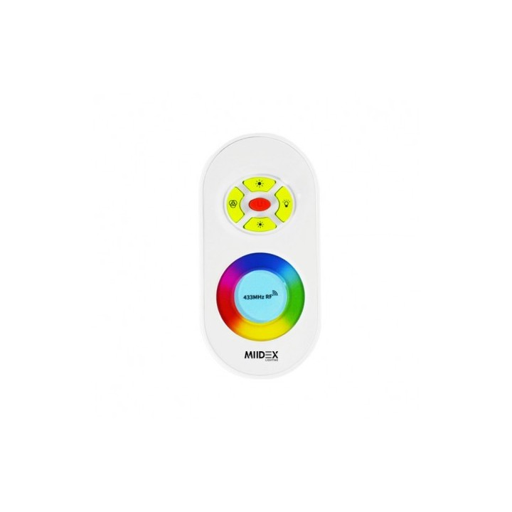 Miidex - Contrôleur LED RGB - 12V/24V avec télécommande - 20M RF - Réf : 75180