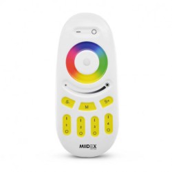 Miidex - Télécommande RF - gamme 4 - zones RGB+W - Réf : 7649