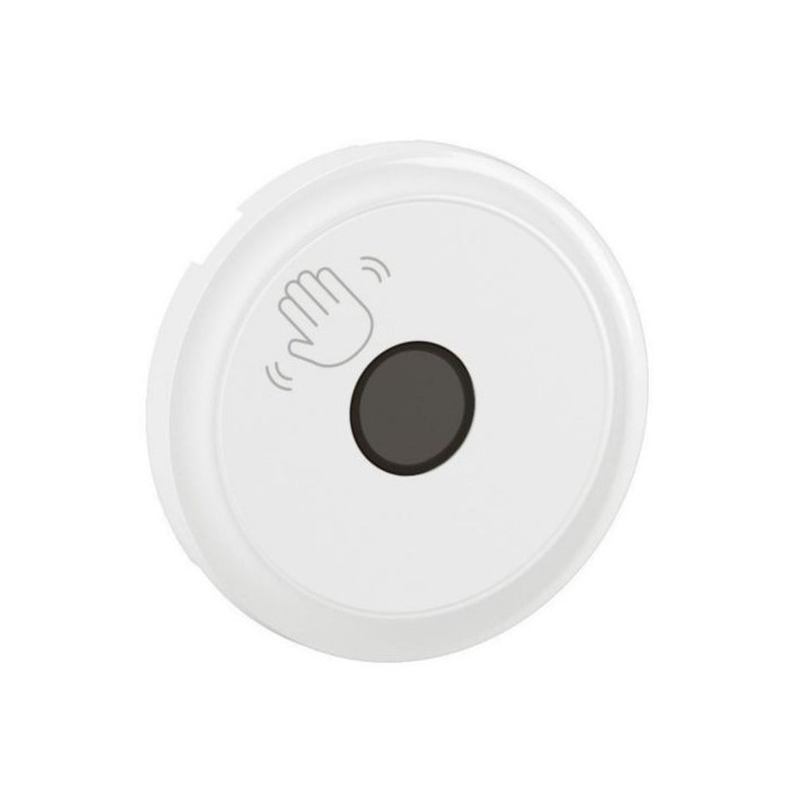 Legrand - Enjoliveur pour interrupteur ou va-et-vient sans contact Céliane - Blanc Antimicrobien - Réf : CB0003