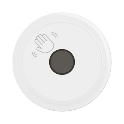 Legrand Céliane - Enjoliveur pour interrupteur ou va-et-vient sans contact - Blanc Antimicrobien - Réf : CB0003
