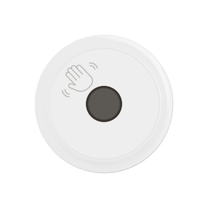Legrand Céliane - Enjoliveur pour interrupteur ou va-et-vient sans contact - Blanc Antimicrobien - Réf : CB0003