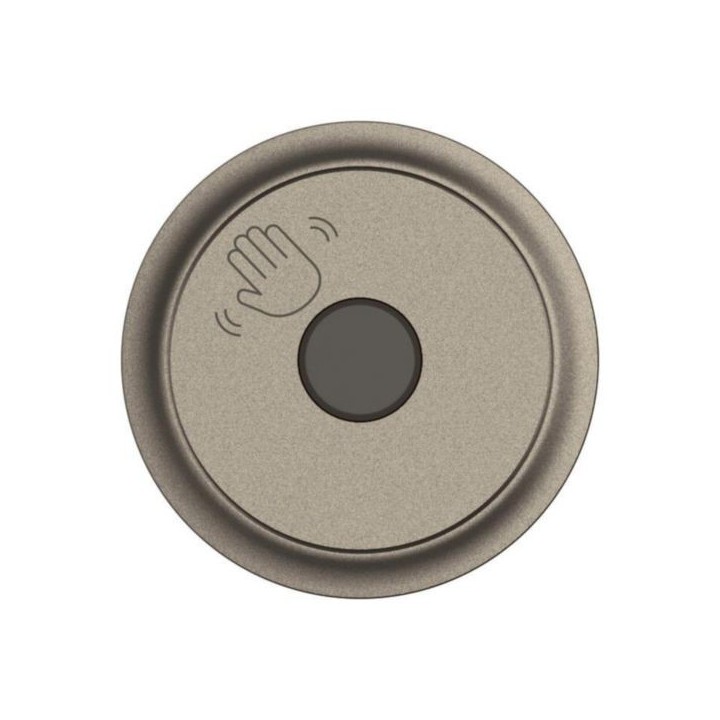 Legrand Céliane - Enjoliveur pour interrupteur ou va-et-vient sans contact - Titanium - Réf : CT0003