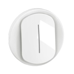 Legrand - Enjoliveur pour permutateur 10A à voyant Céliane - Blanc - Réf : CB1005