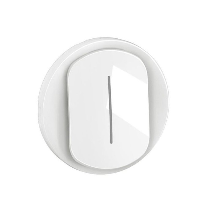 Legrand - Enjoliveur pour permutateur 10A à voyant Céliane - Blanc - Réf : CB1005