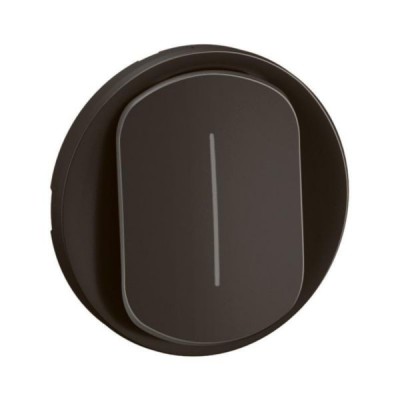 Legrand - Enjoliveur pour permutateur 10A à voyant Céliane - Noir - Réf : CN1005