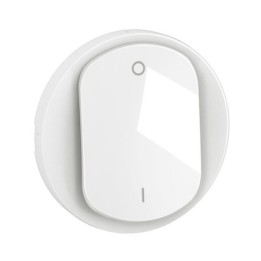 Legrand - Enjoliveur pour interrupteur bipolaire Céliane - Blanc - Réf : CB0020