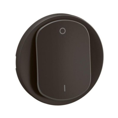 Legrand - Enjoliveur pour interrupteur bipolaire Céliane - Noir - Réf : CN0020